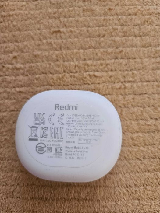 Słuchawki bezprzewodowe Xiaomi Redmi 4 lite biale pudelko komplet nowe