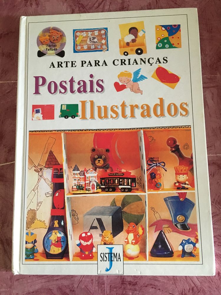 Livro para criancas Postais Ilustrados