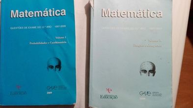 Matemática A 12º Ano , DOIS livros GAVE Preparação para testes