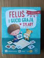 Feluś i Gucio grają w sylaby. Gra edukacyjna 5+