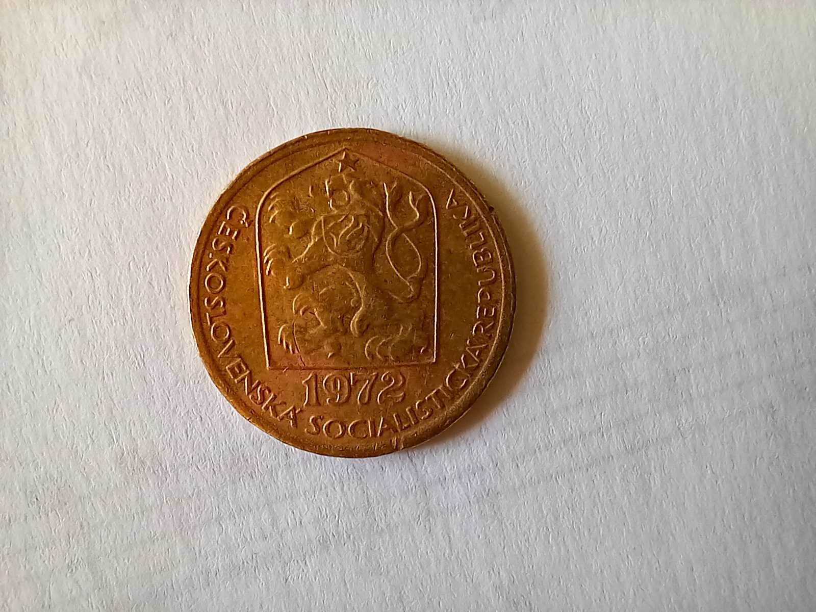 Moneta Czechosłowacja - 20 halerzy 1972 /21/
