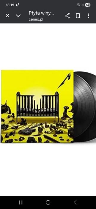 Sprzedam nową ofoliwana płytę Metallica. Album 2 płyty.
