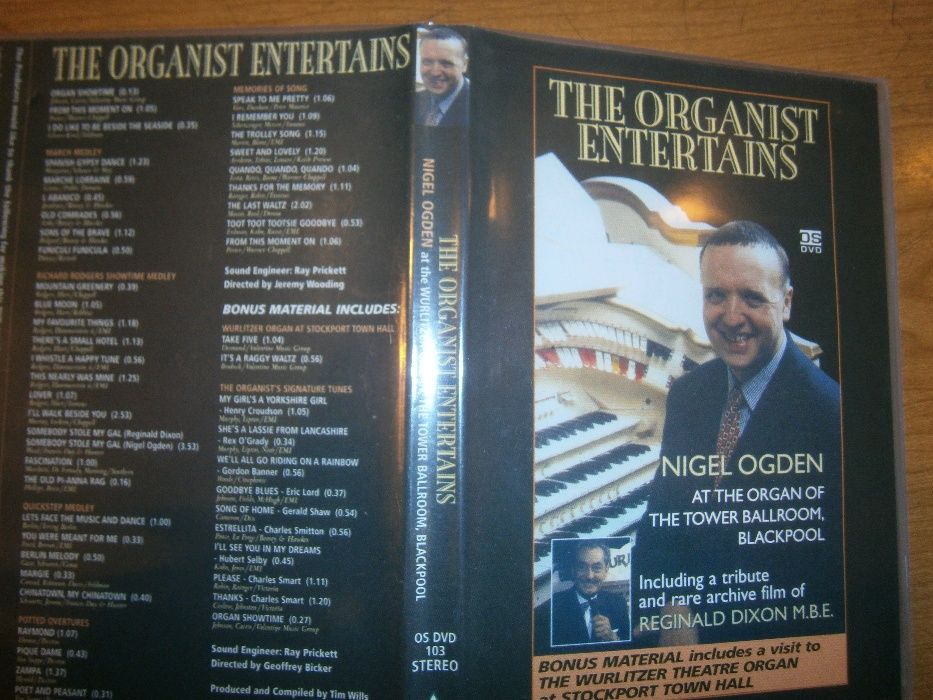 DVD - The Organist Entertains - Nigel Ogden