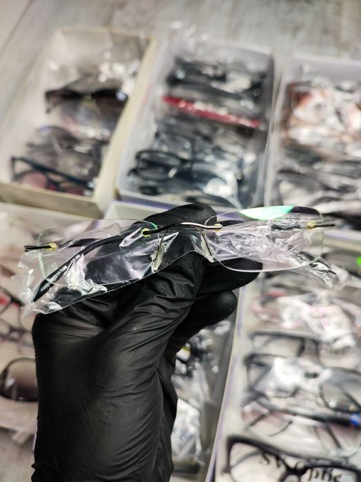 Окуляри UV400 Фільтр Для Зору від +|- 0 до 20  Скло та Полікарбонат