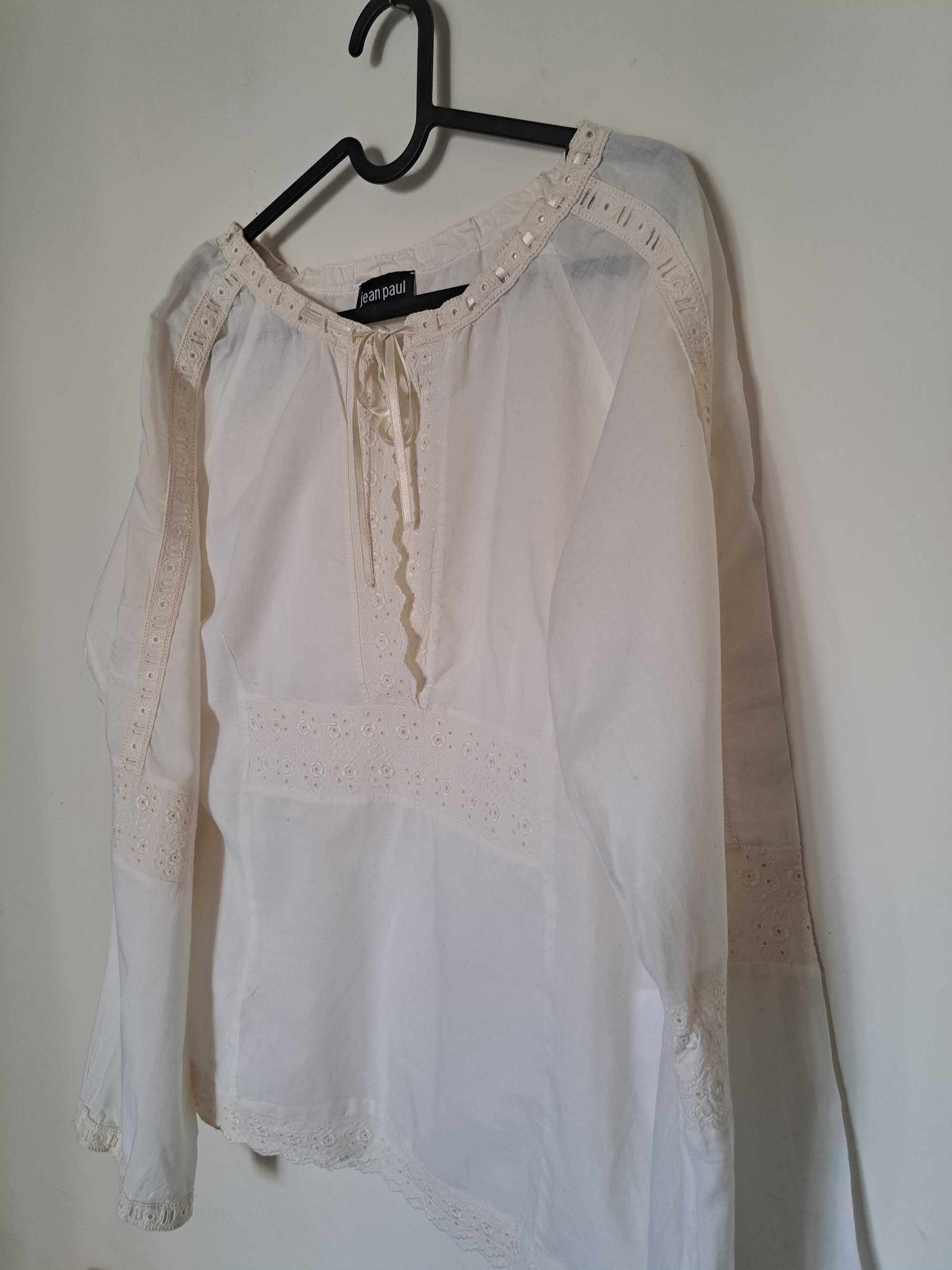 Bluzka w stylu rustykalnym boho simple folk słowiańska Jean Pau 40