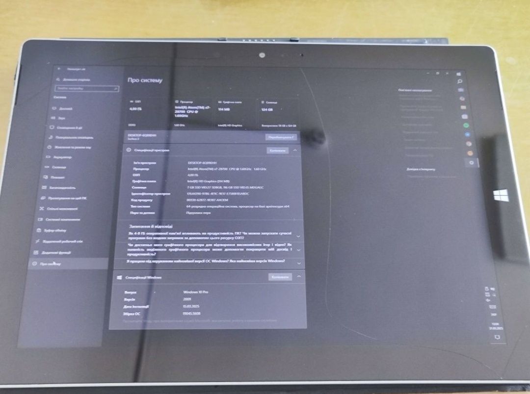 Microsoft surface 3 4/128