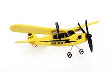 Avião Telecomandado RC radiomodelismo Cessna Amarelo 2.4ghz 2ch NOVO