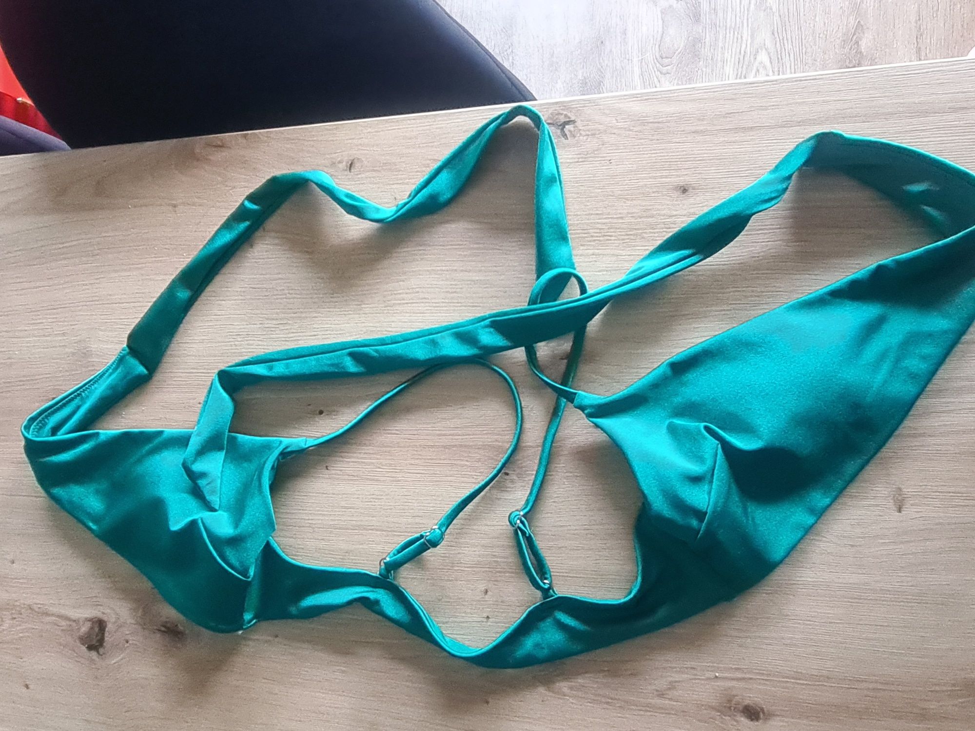 Góra od stroju kąpielowego nieużywana nowa H&M zielony XS wiązany