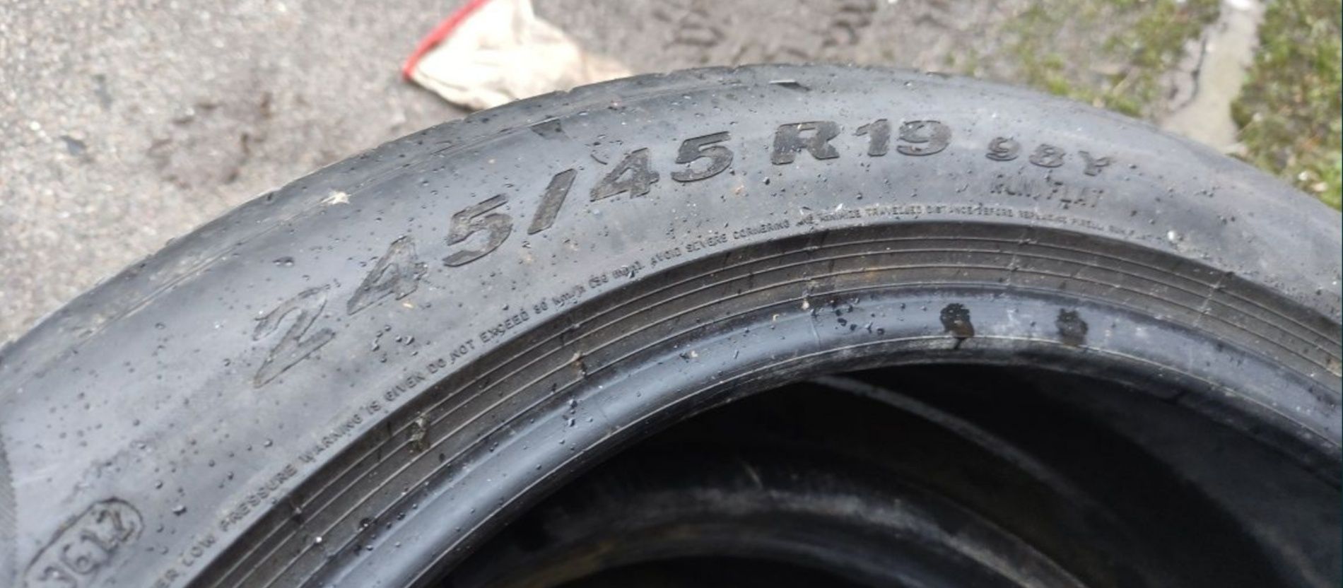 Opony letnie 6mm 245/45/19 Pirelli 7N