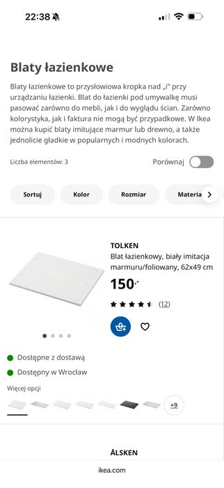 Szafka łazienkowa ikea