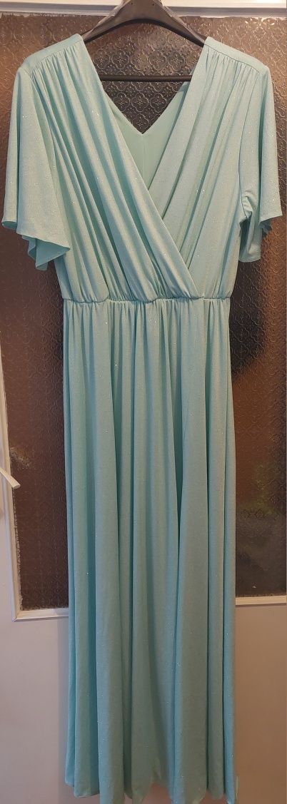 Suknia brokat wesele 48 50 plus size