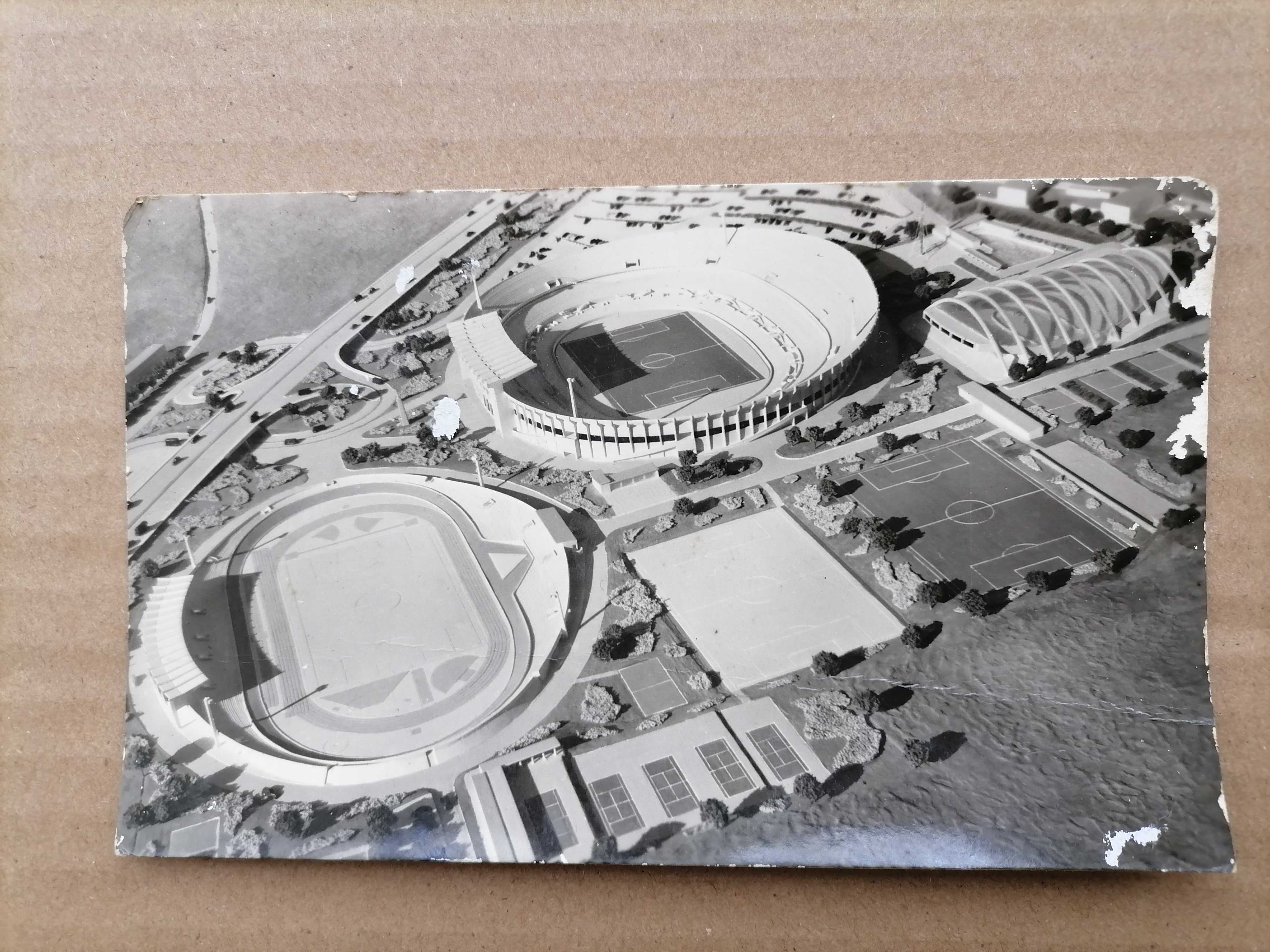 BENFICA 1952  Postal/Maqueta Parque Jogos SPORT LISBOA E BENFICA