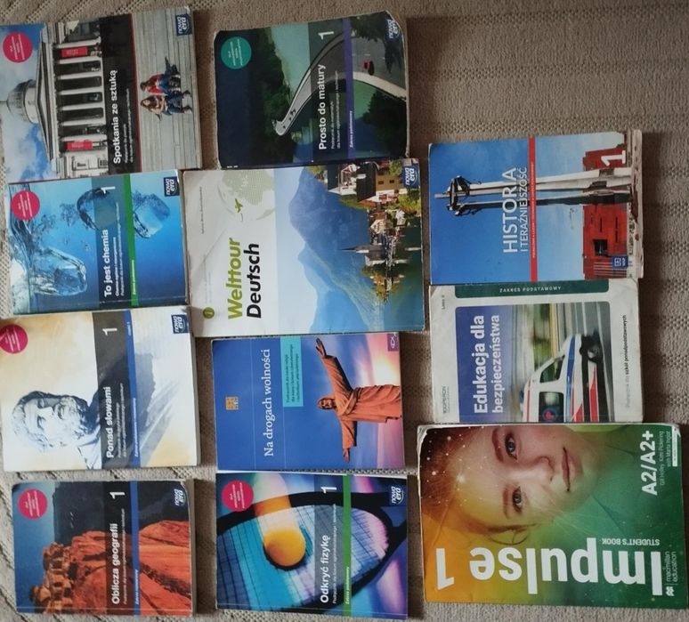 Książki do 1 klasy technikum