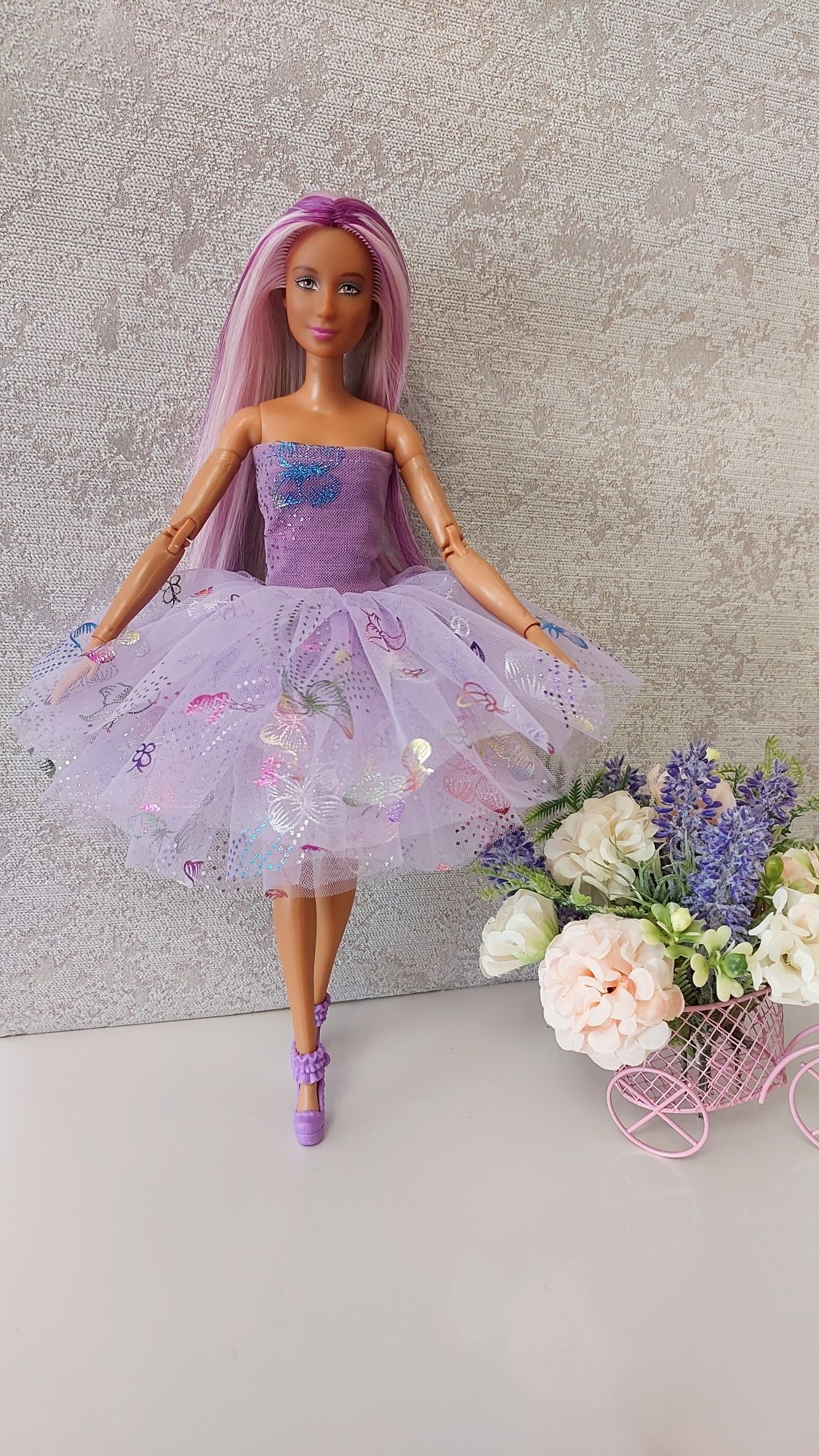 Платье на куклу Барби, одежда, обувь