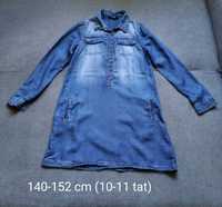 Sukienka jeansowa r. 140-146
