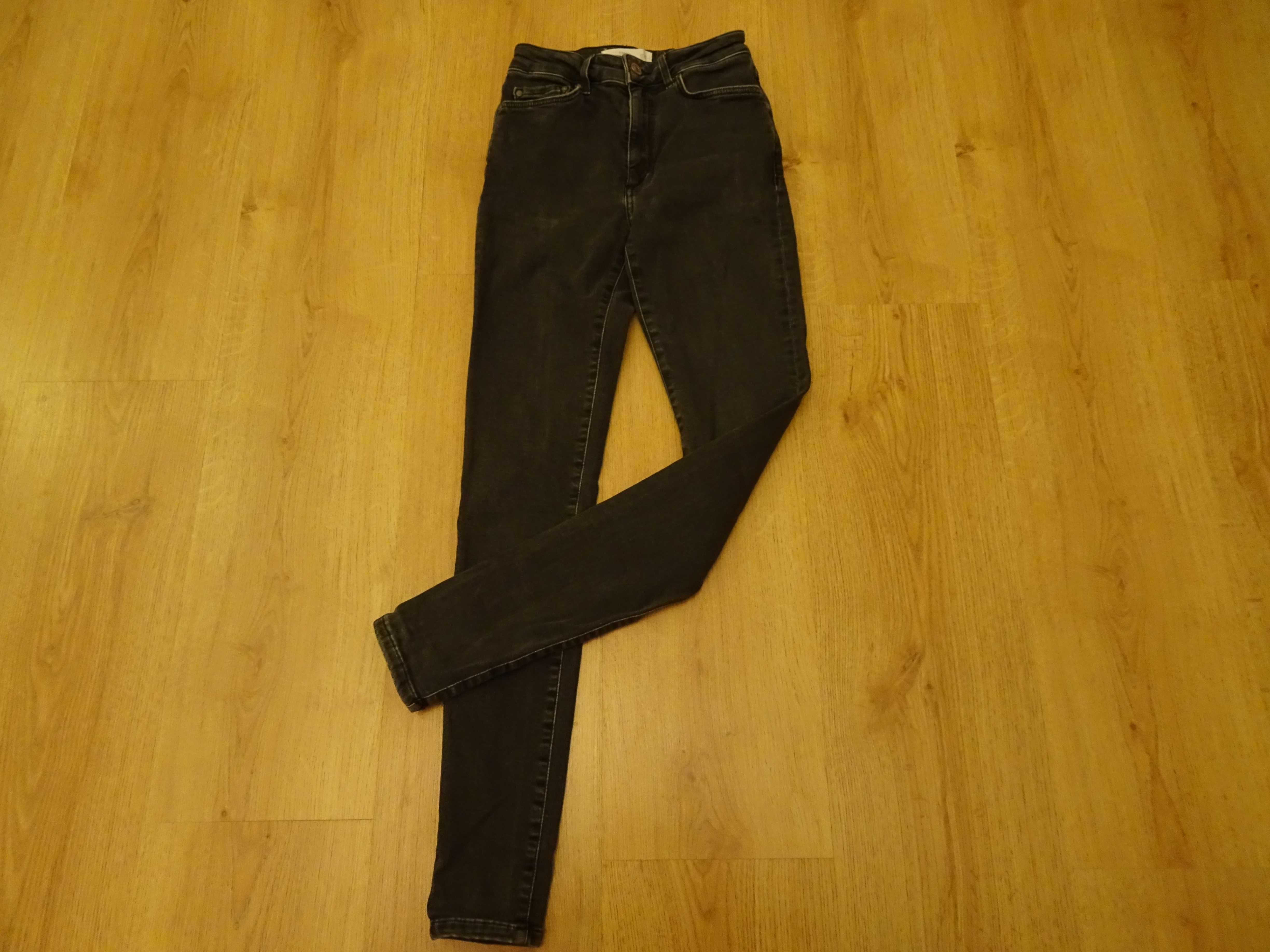 MANGO jeansy damskie xxs/32 skinny, rurki