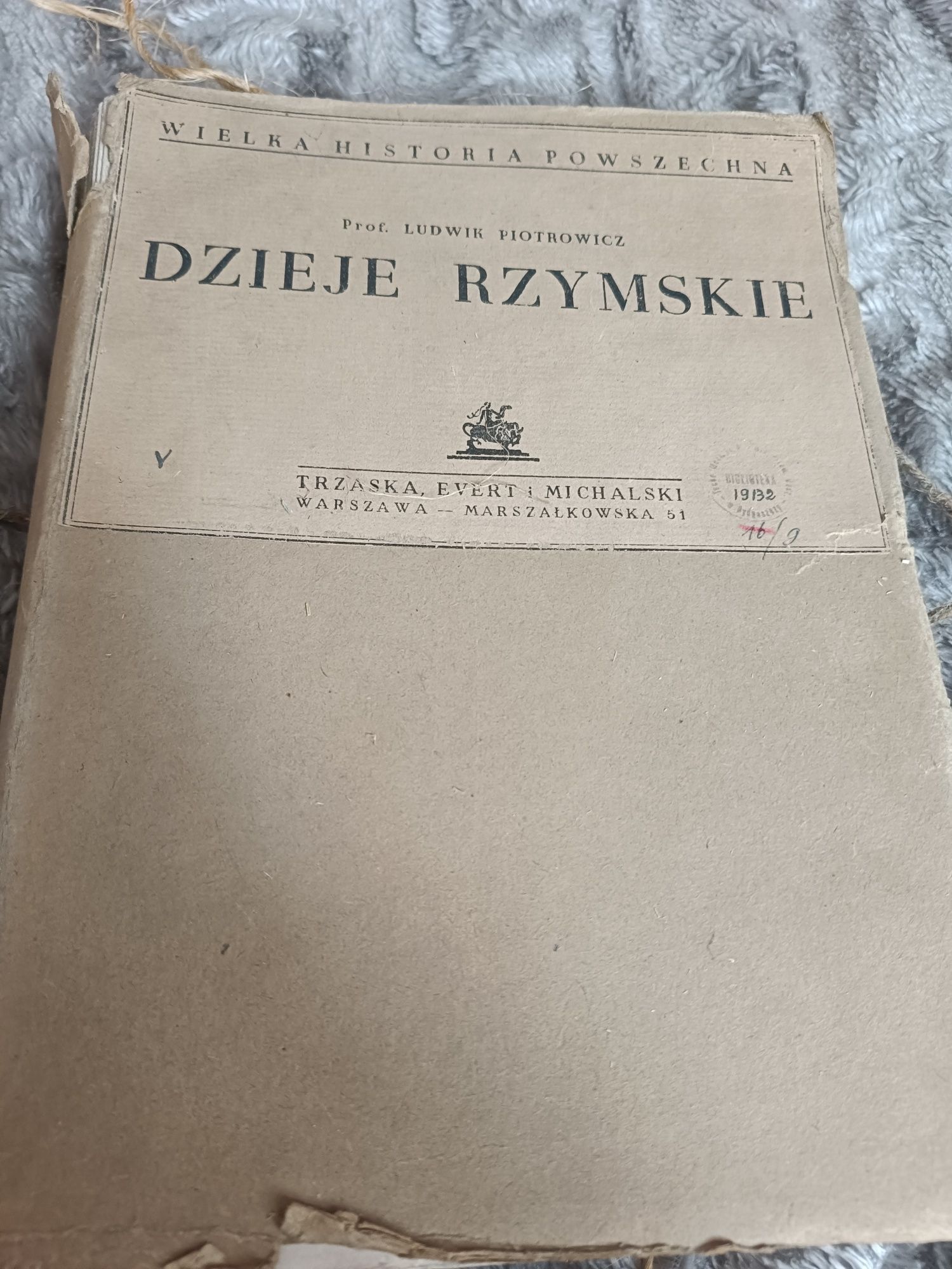 Dzieje Rzymskie 1934