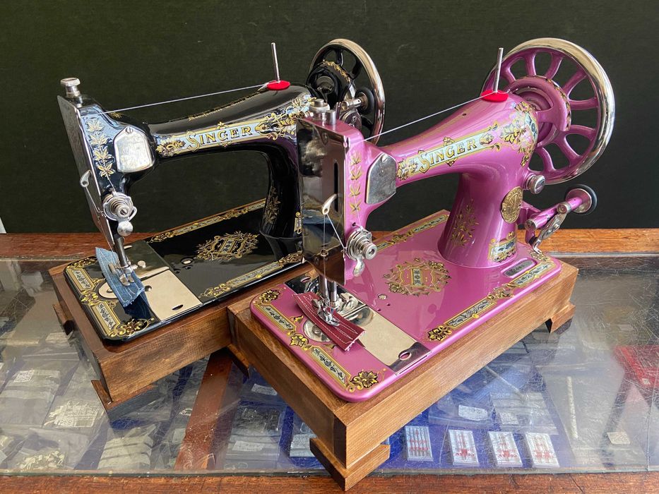 Máquina costura Singer restaurada