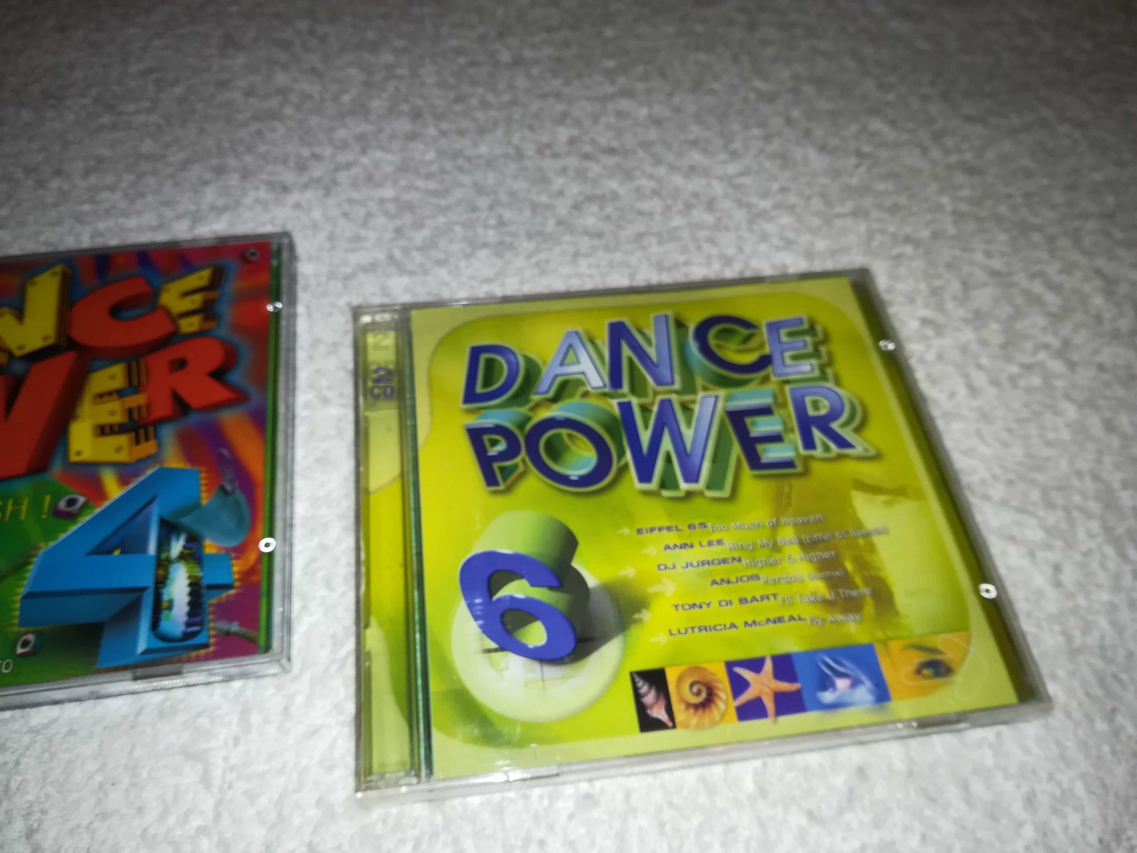 dance power 4 e dance power 6 (música discoteca) cds