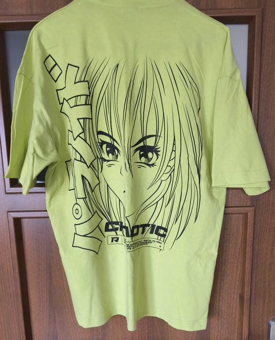 Seledynowy T-shirt manga anime Chaotic