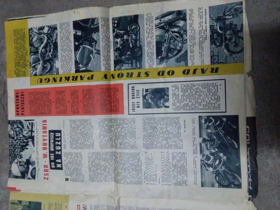 Gazeta Motor z 1964 i 1972 roku,test Syrena 103.