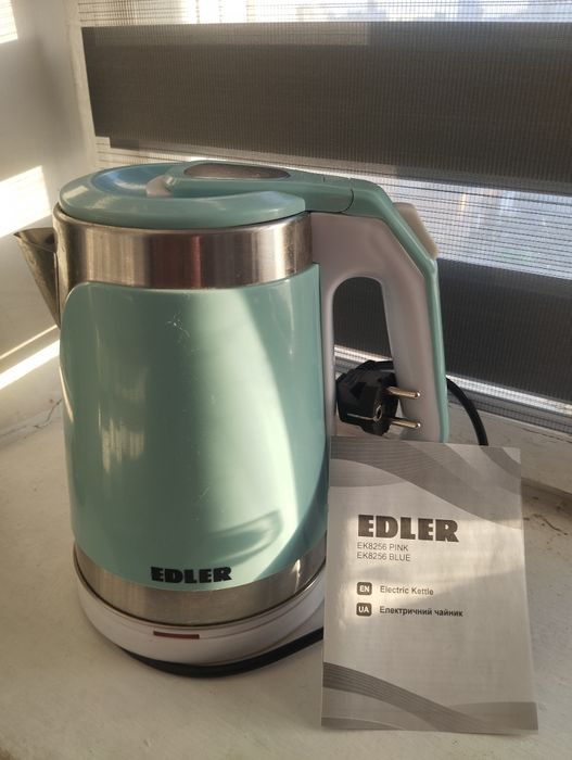 Електрочайник нержавійка Edler