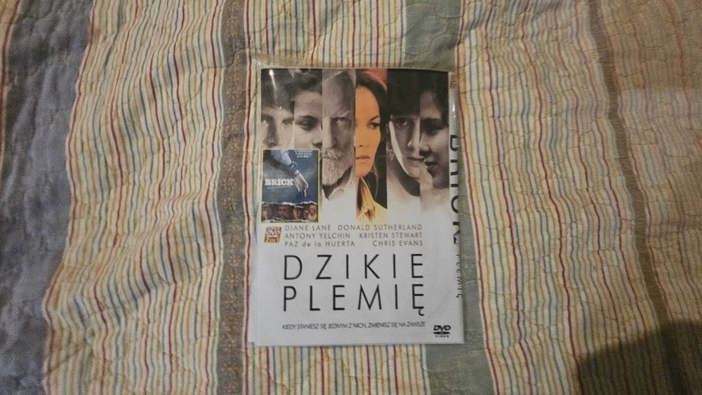 DVD bazarowe kuriozalne wydanie 2 filmy Dzikie plemię i Brick