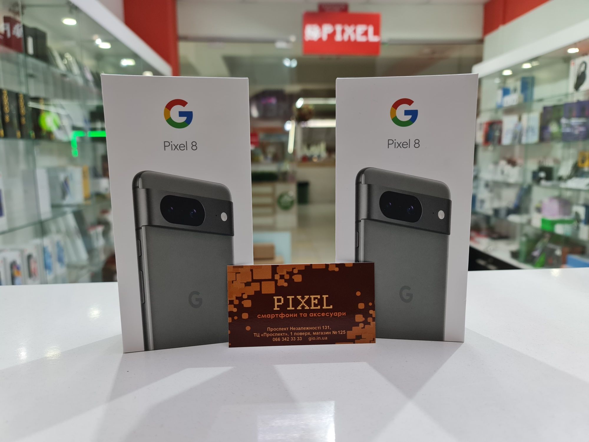 Європейські Google Pixel 8 8/256Gb Obsidian Hazel Rose EU