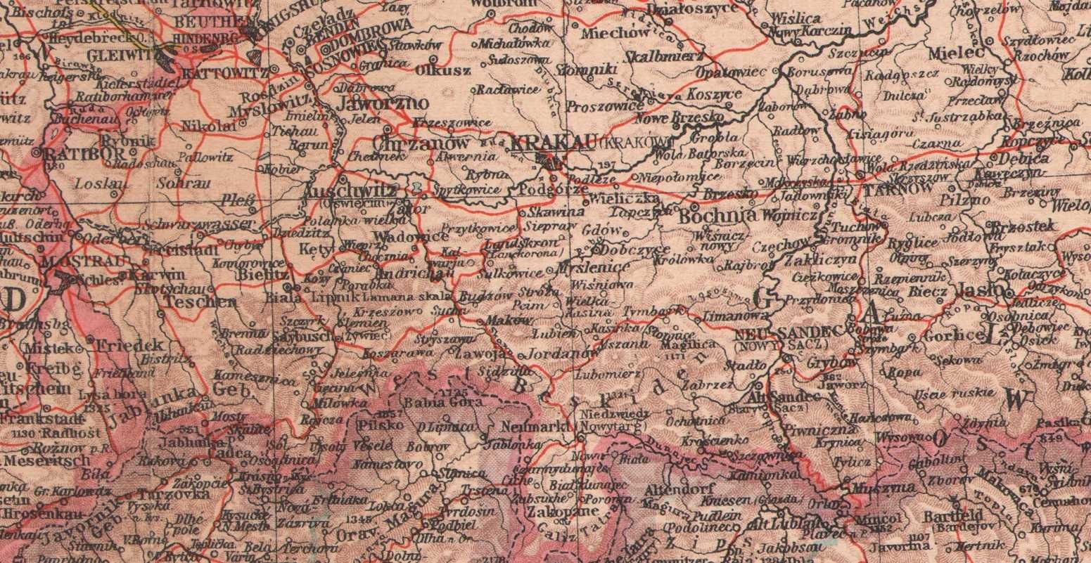 Protektorat Czech i Moraw Generalna Gubernia 1941 r. autentyk