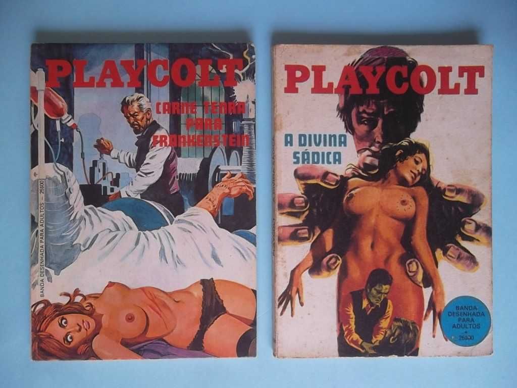 Playcolt Nº 1 e 2 - BD para adultos - Ed. Casa Arnaldo, 1976