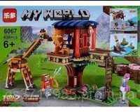 Конструктор Minecraft Лего Зоопарк My World конструктор 438 д. Одесса