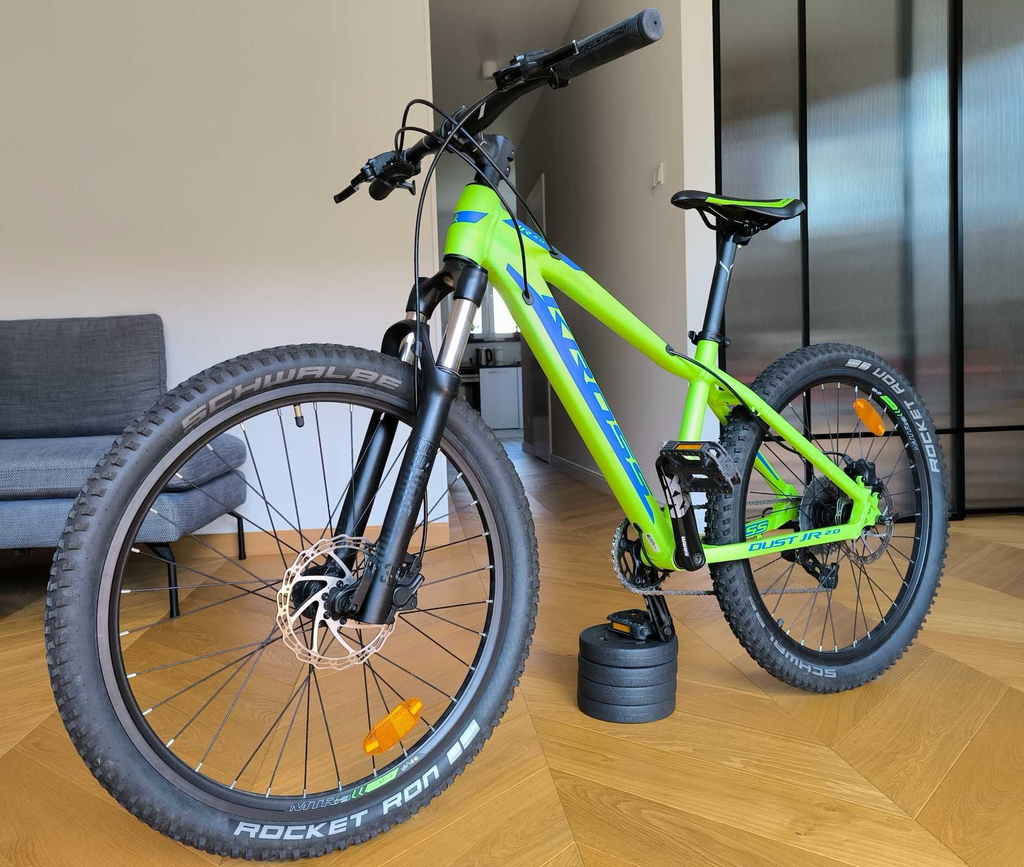 Rower Kross Dust JR 2.0 - 24 cale, hydraulika, RockShox, SRAM NX