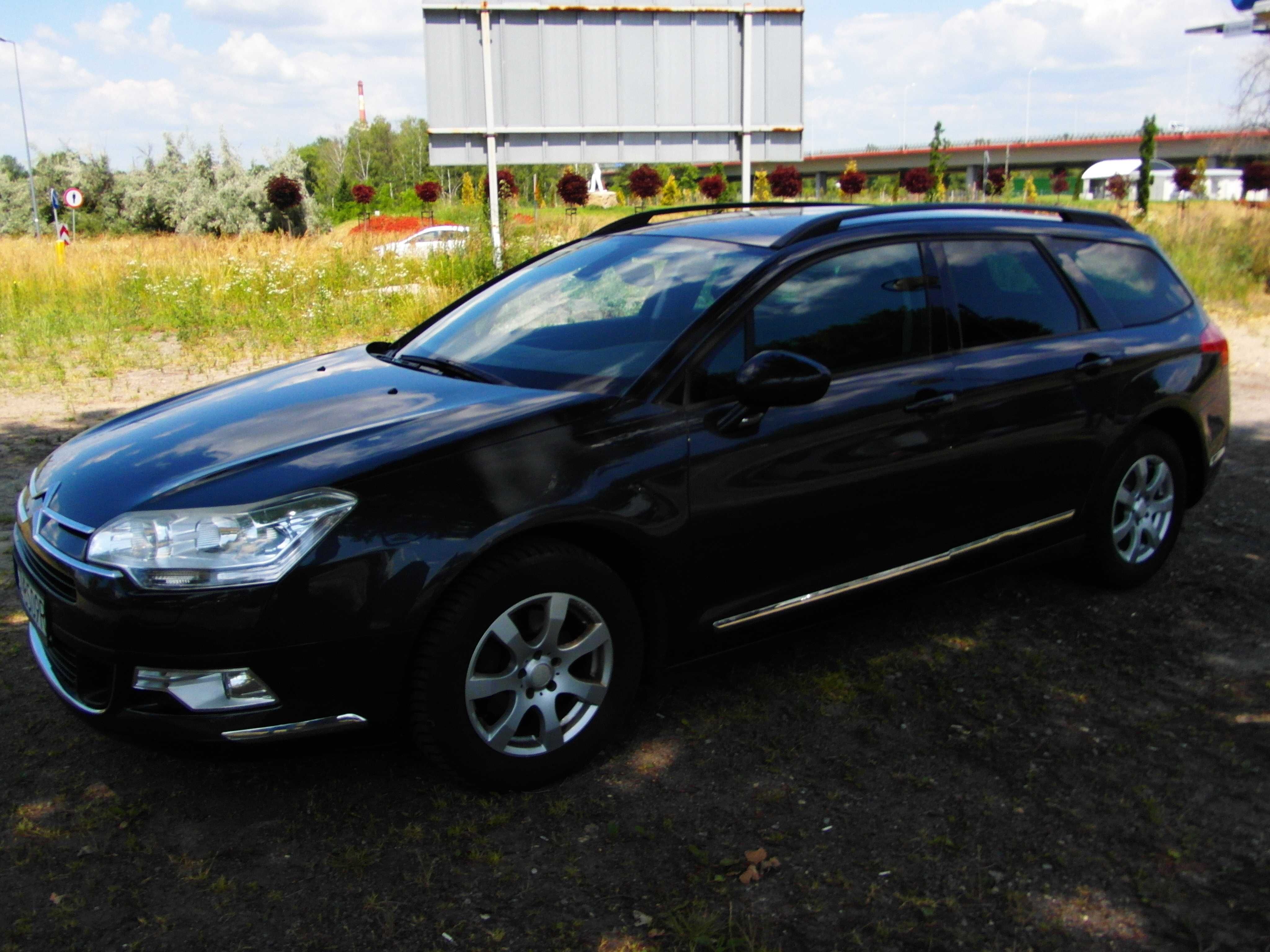 Citroen C5 1,6i Czarny Zarejestrowany 2010 ŁADNE Kombi - woj.Śląskie