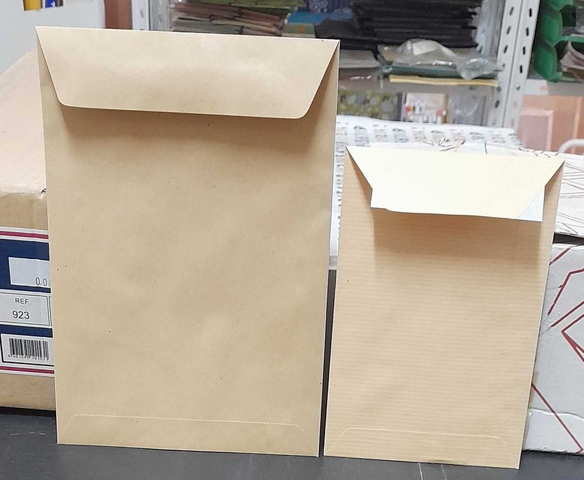 Lote de envelopes para múltiplas finalidades