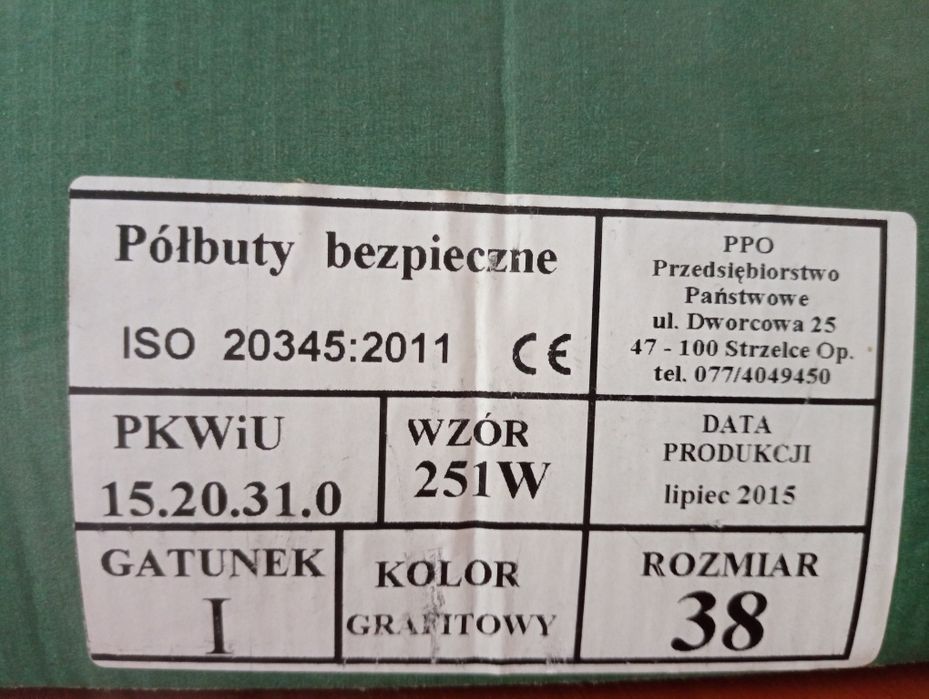 Obuwie robocze PPO sandał damski roz.38