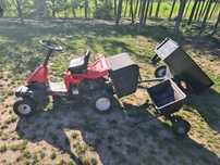 Traktorek kosiarka MTD Minirider 60 RDE przyczepka siewnik