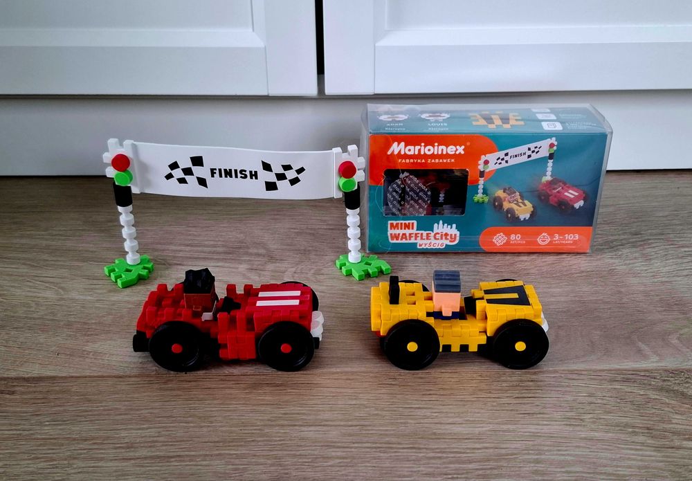 KLOCKI Mini Waffle City WYŚCIG 80 elementów