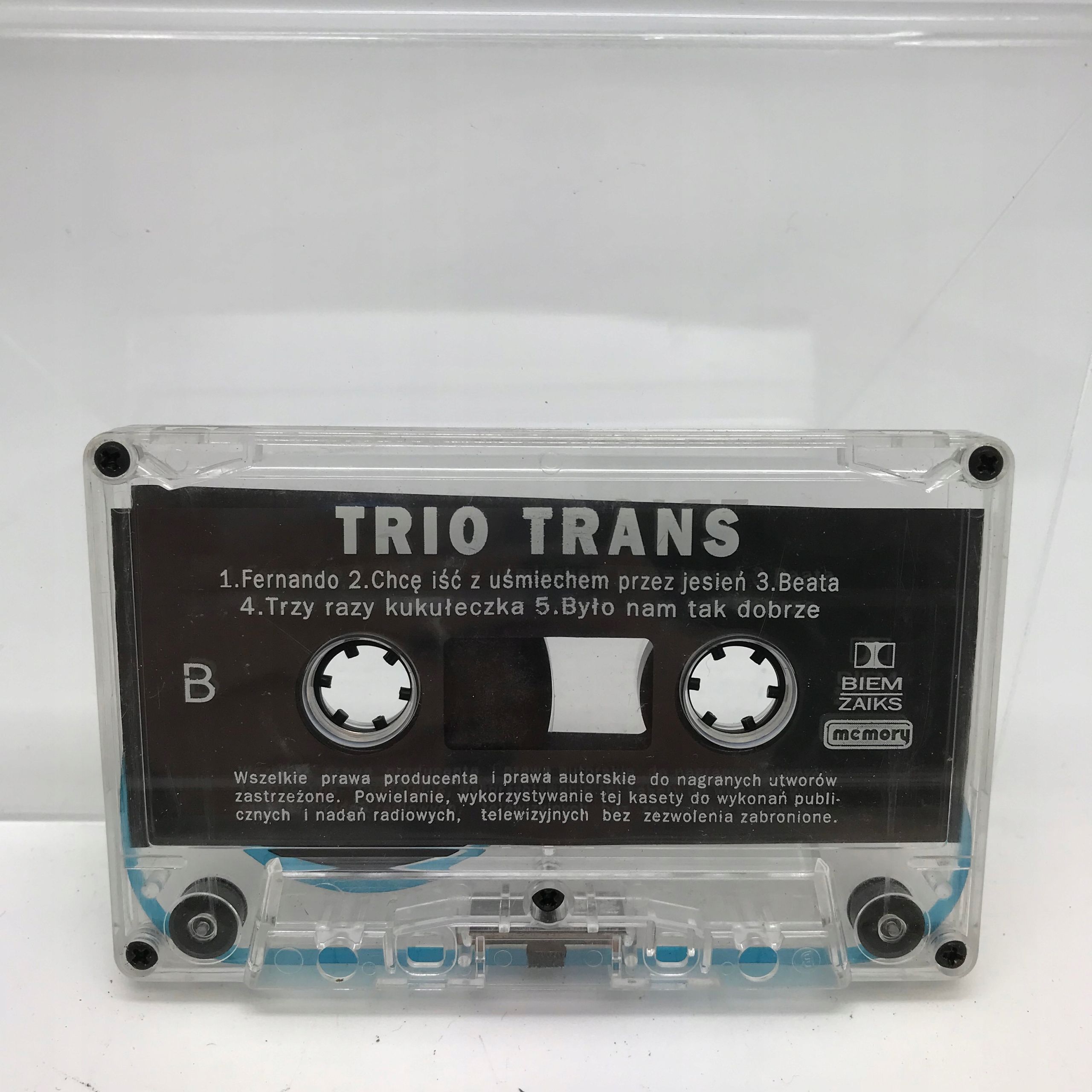 Kaseta - Trio Trans - Trio Trans