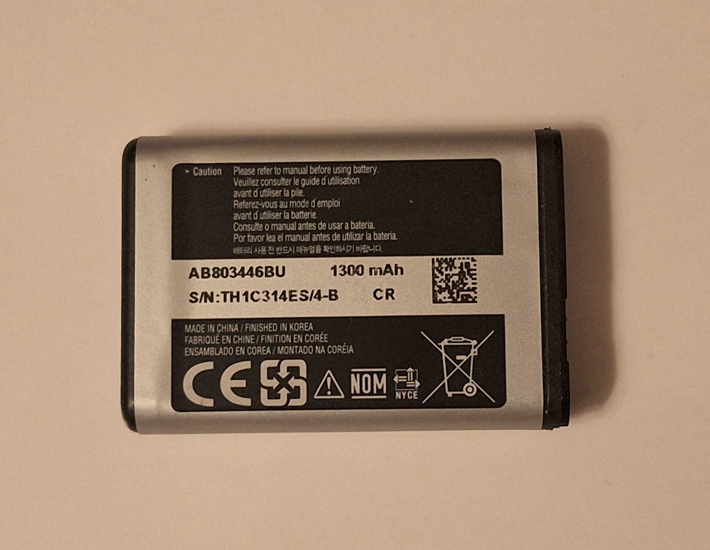Bateria Samsung 1300mAh li-jon 3,7V bdb Bold