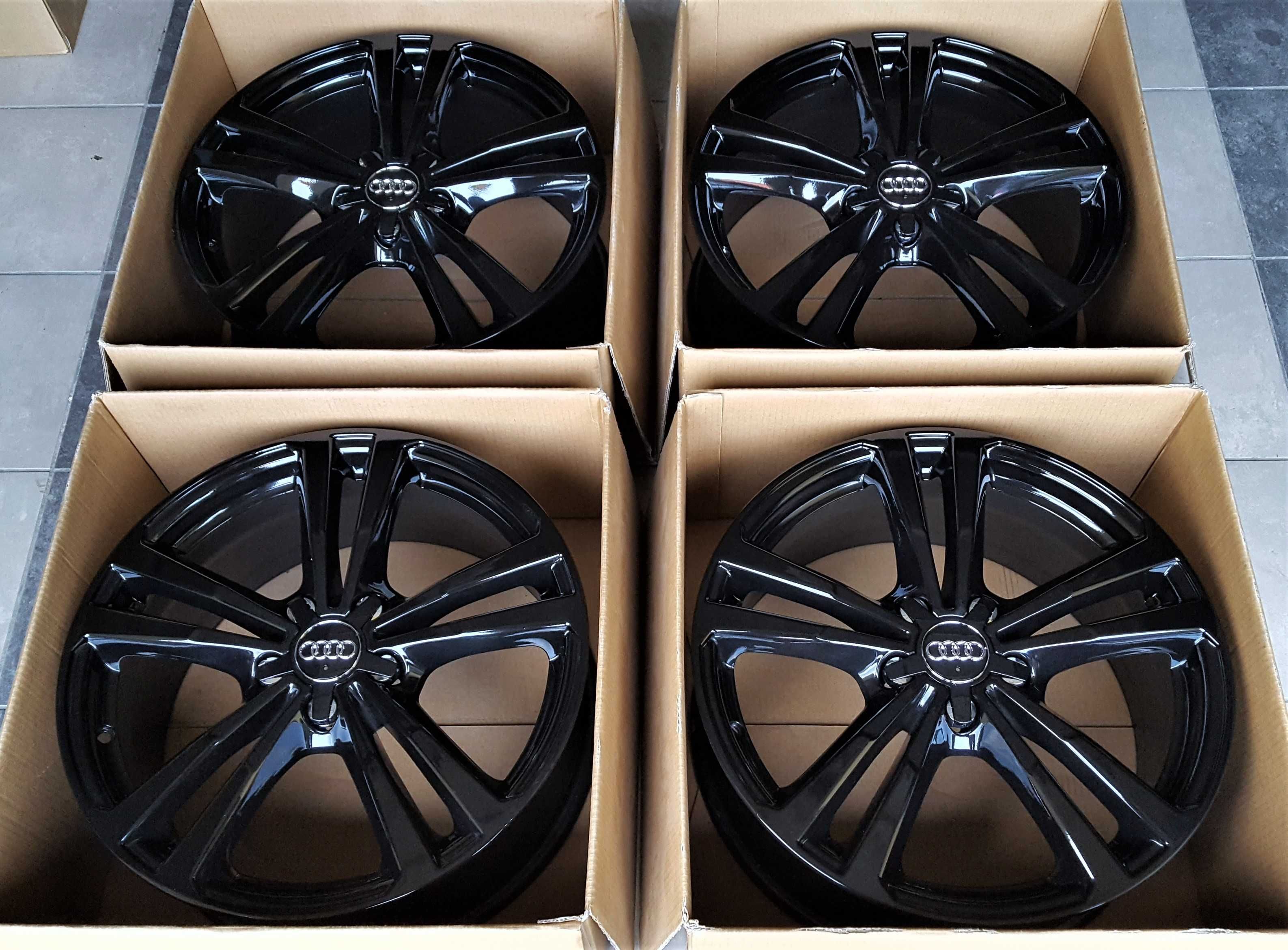 Alufelgi 18 5x112 Audi A3 8P 8V A4 B6 B7 A6 C5 C6 Q2 Q3 8V0 Czarne 47#