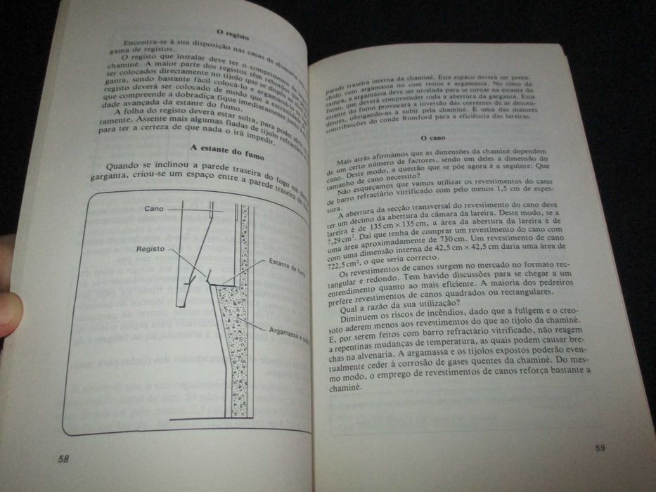Livro Como Planear e Construir a sua Lareira Margaret e Wilbur Eastman