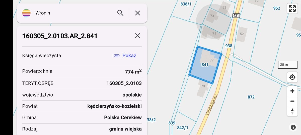 Sprzedam Dom miejscowości Wronin