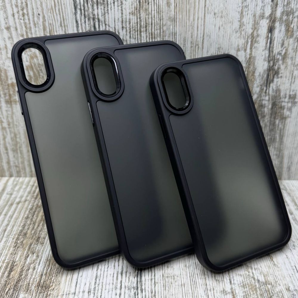 Чехол ударостойкий Matt Bezel Metal на iPhone X/ XR/ XS Max