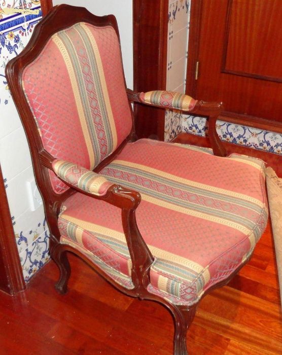 Cadeirão Bergere Luís XV