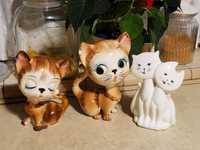 Kot koty figurka ceramiczna Kocia Rodzinka