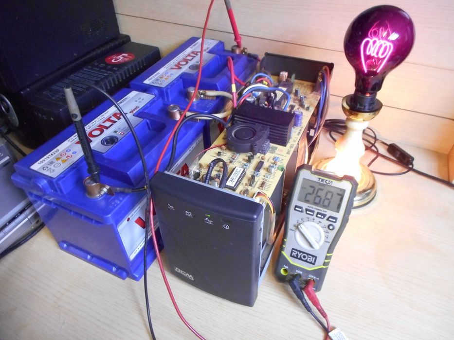 ДБЖ чистый синус інвертор,  24v. 600W