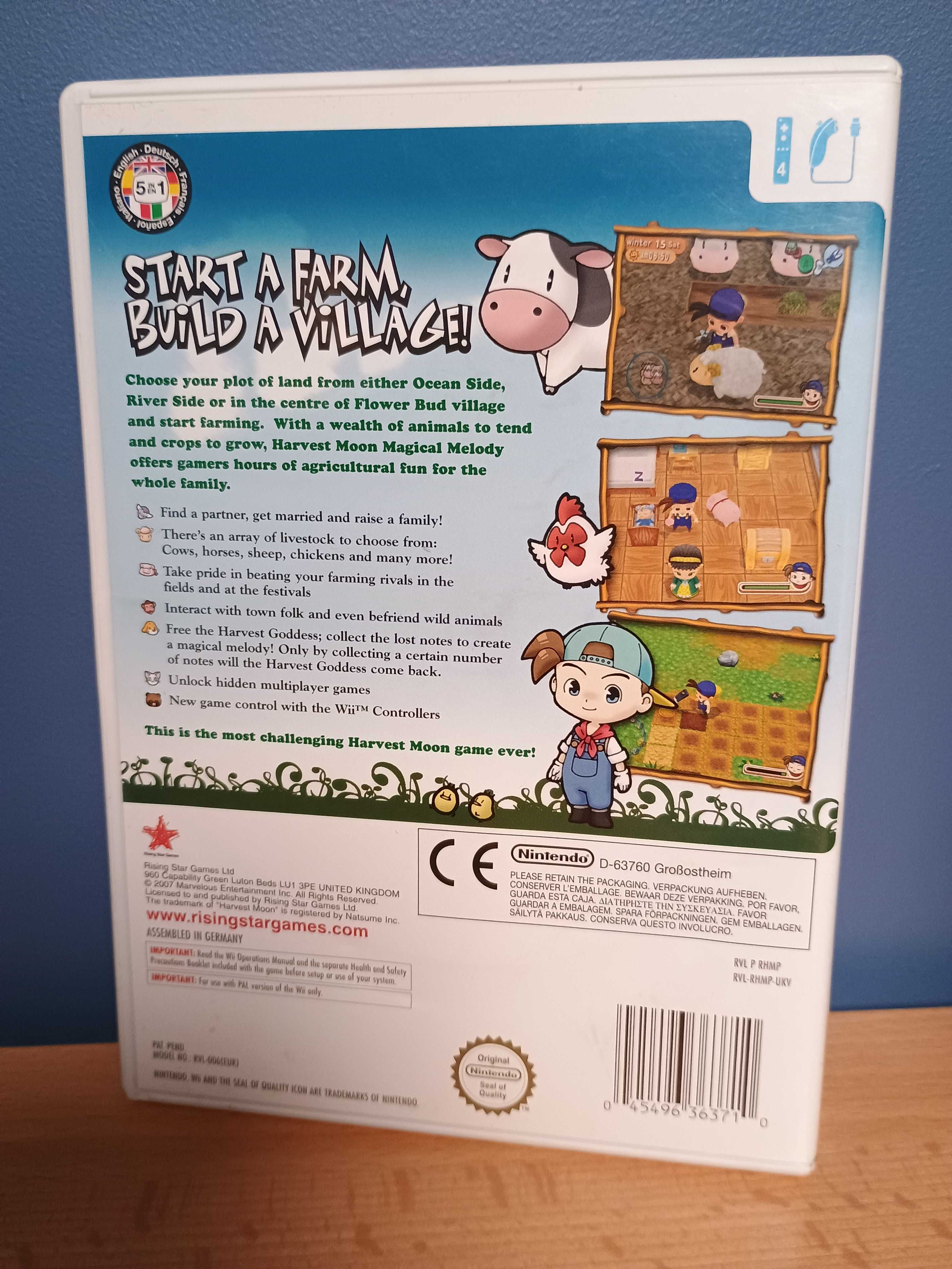 Harvest Moon Magical Melody Nintendo Wii angielska komplet