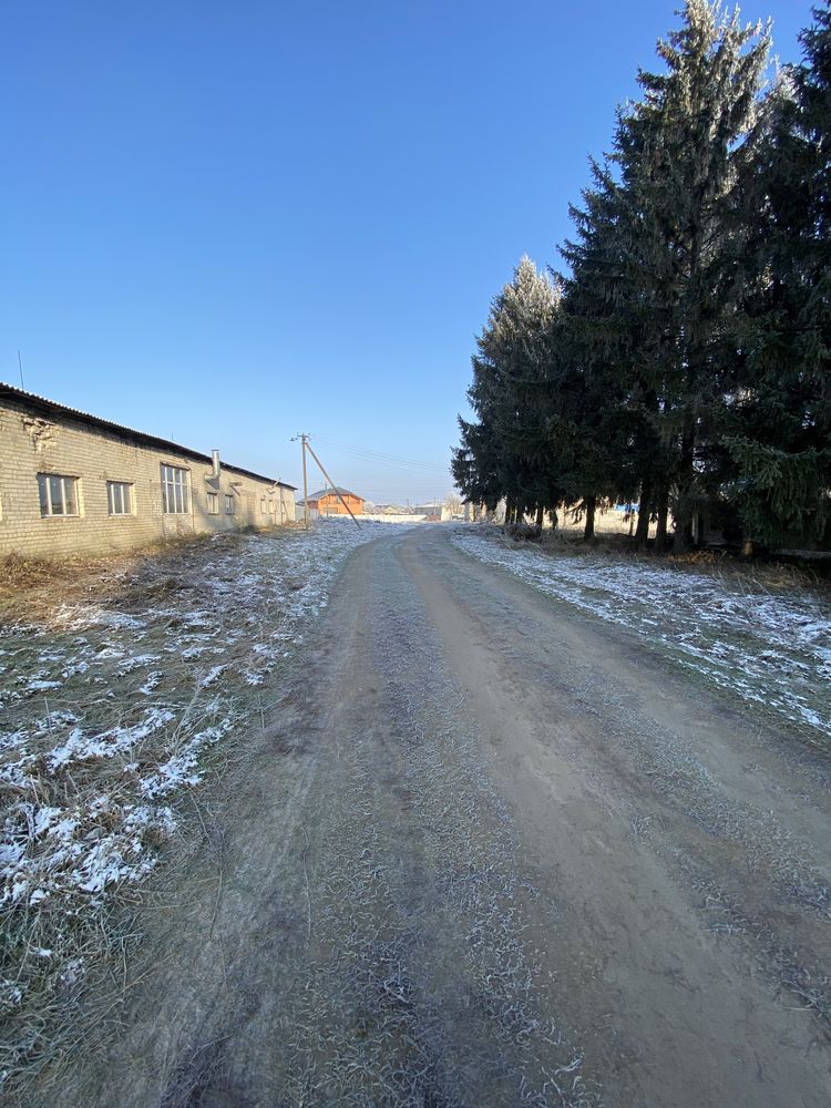 Продам територію та приміщення.