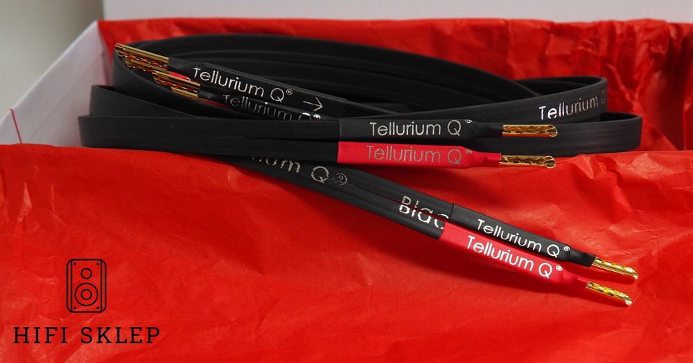 Kabel głośnikowy Tellurium Black II 2x2,5 m/ Black Friday