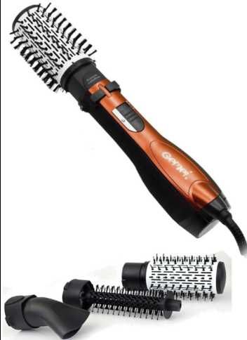Фен браш насадкою стайлер для волосся Gemei GM 4828 фен-щітка стайлер